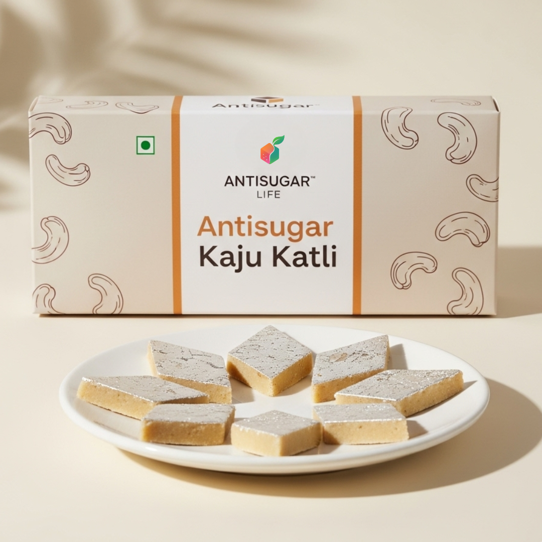 Sugar Free Kaju Katli | बिना शक्कर/चीनी/गुड़ काजू कतली